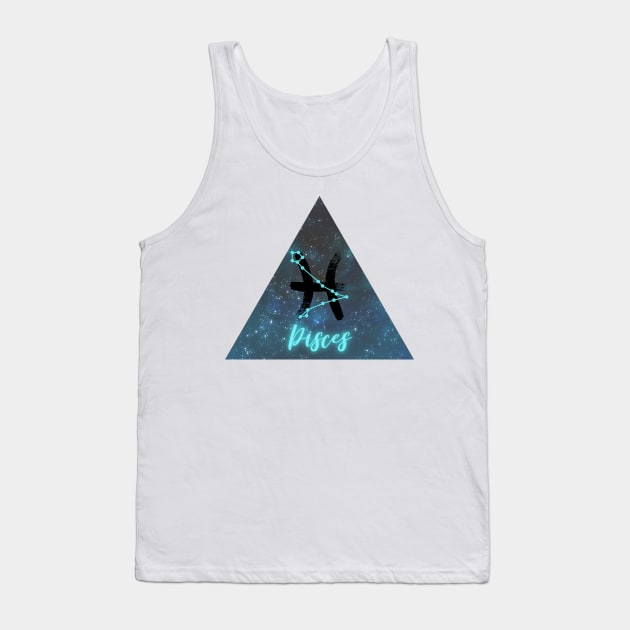 Pisces Pyramid Tank Top by Flair of Flame